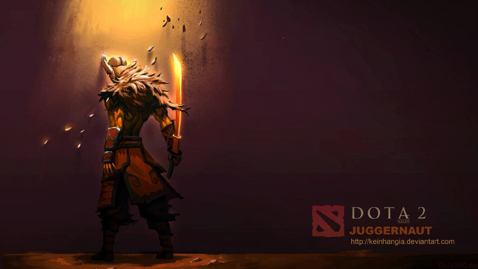 Juggernaut Dota 2 con katana, 1920x1080 1080p, Desktop