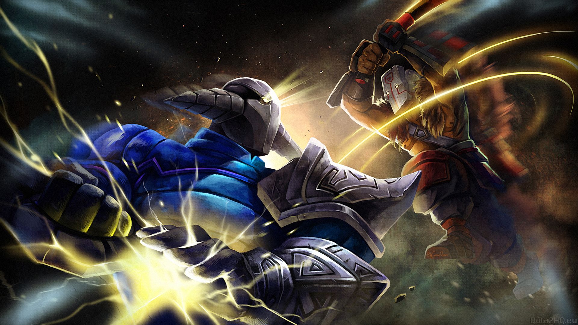 Juggernaut contro Sven, Dota 2, 1920x1080 1080p, PC