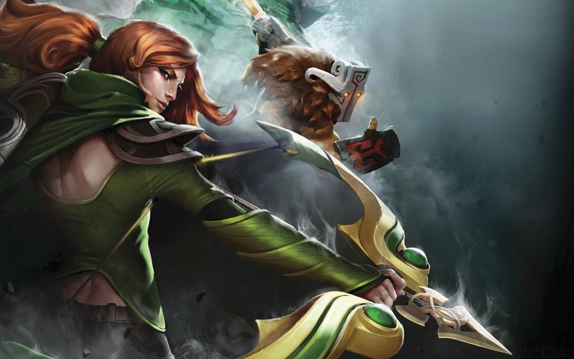 Windrunner e Juggernaut Dota 2, 1920x1200 WUXGA, Desktop