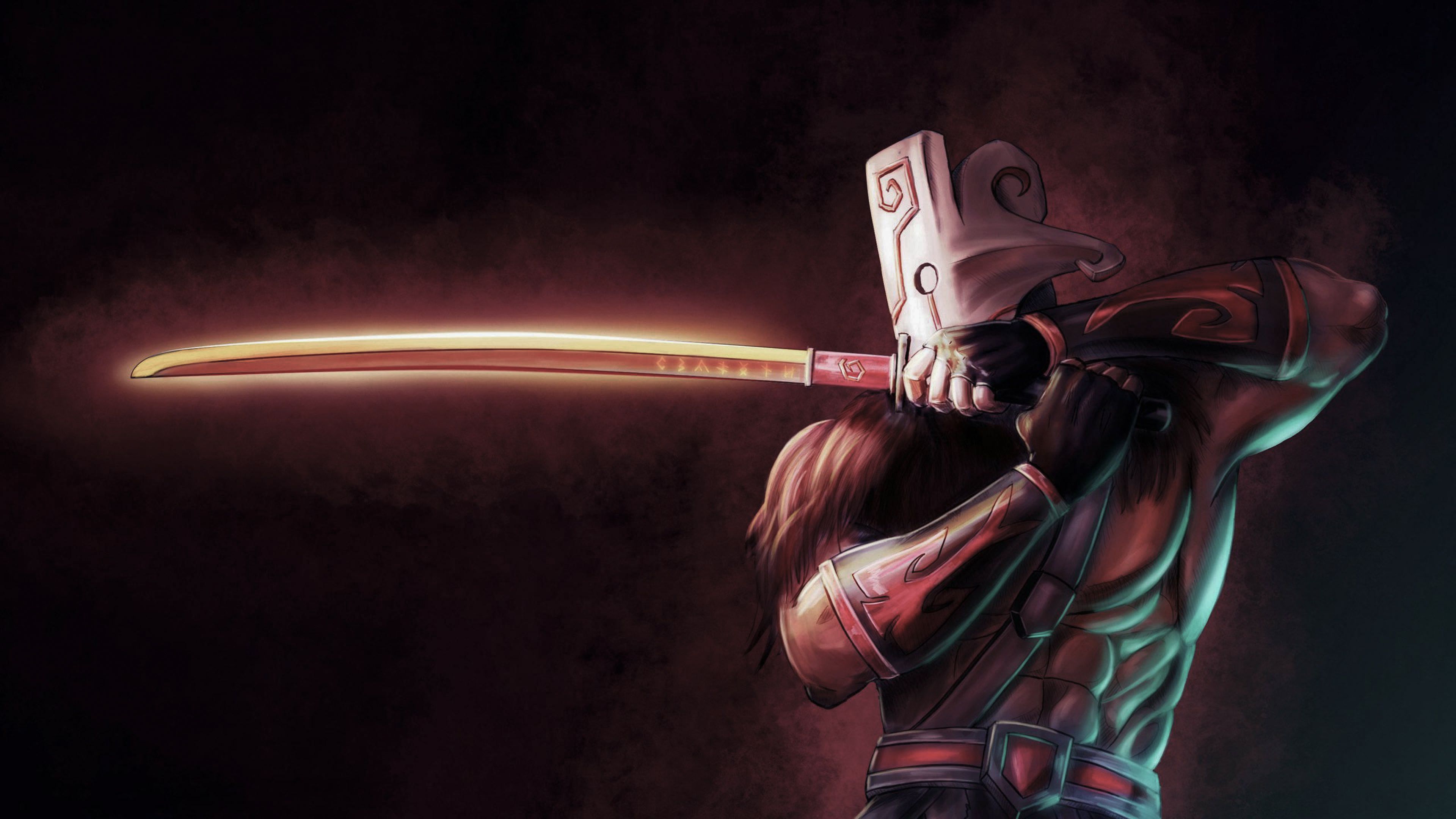 Juggernaut Dota 2 spada, 3840x2160 UHD, PC 4K