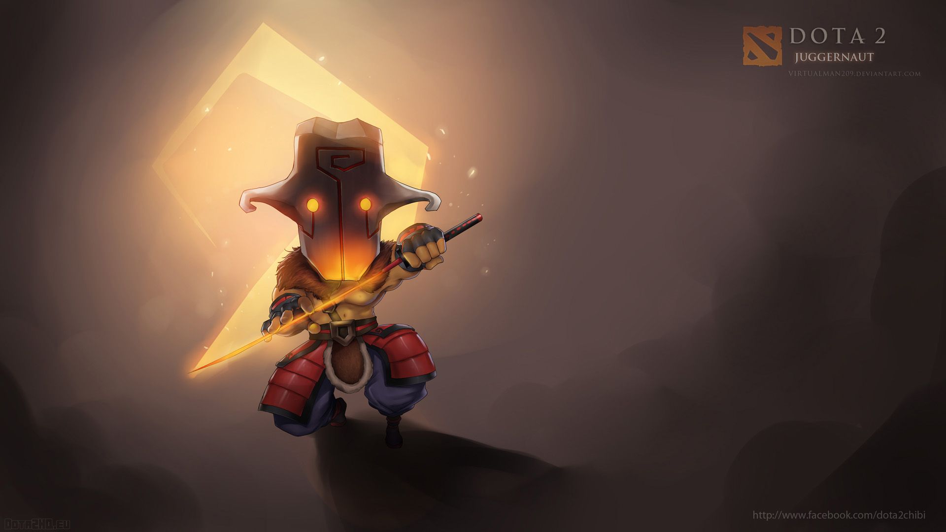 Juggernaut Dota 2 silhouette, 1920x1080 Full HD 1080p, PC Desktop
