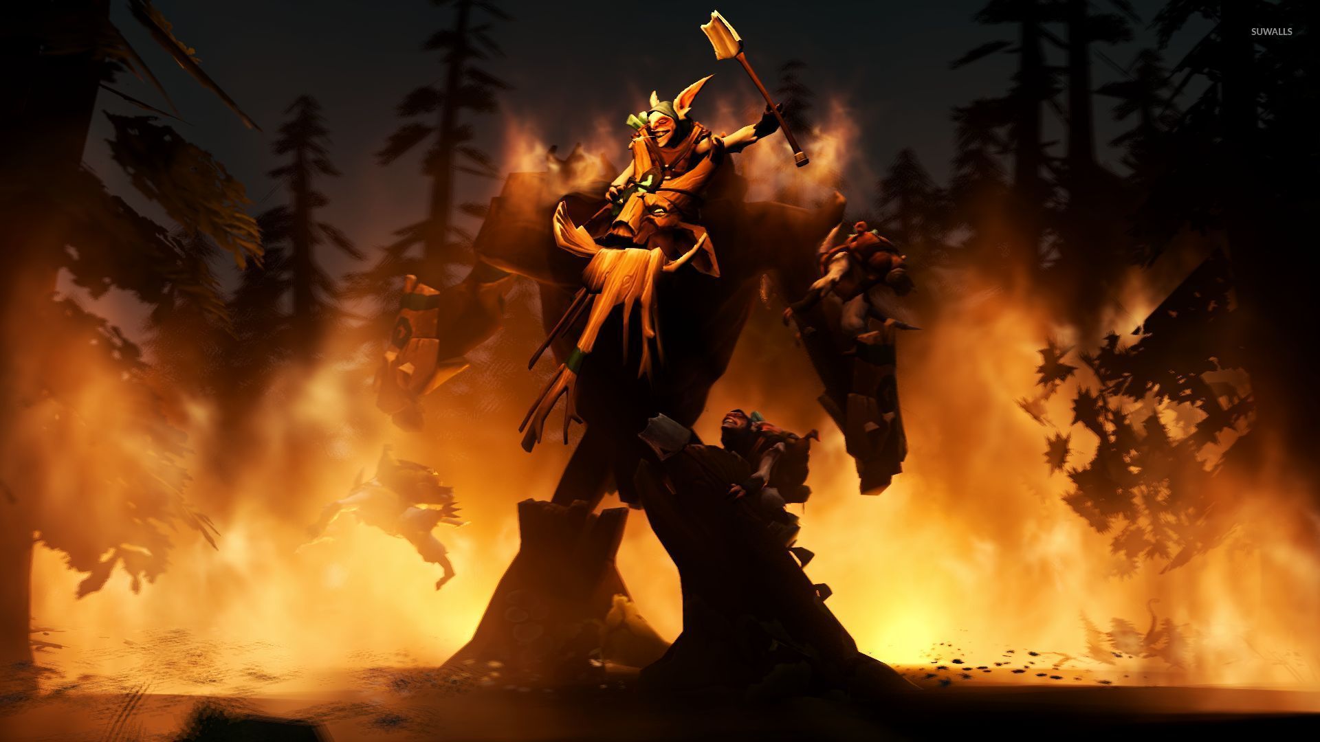Juggernaut Dota 2 fuoco, 1920x1080 Full HD, PC Desktop