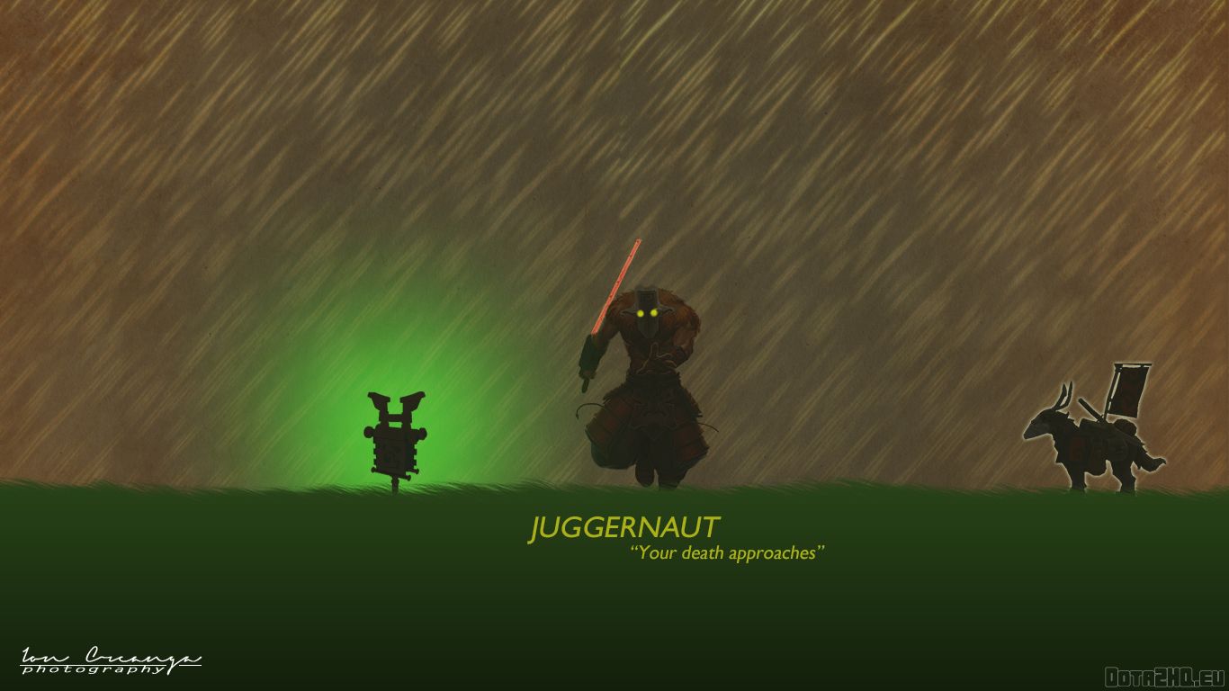 Juggernaut Dota 2 silhouette, 1366x768 720p, Laptop