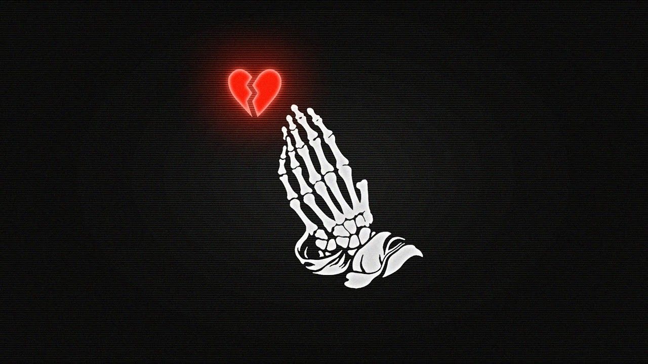 Mani scheletro preganti cuore rotto, 1280x720 HD, Desktop