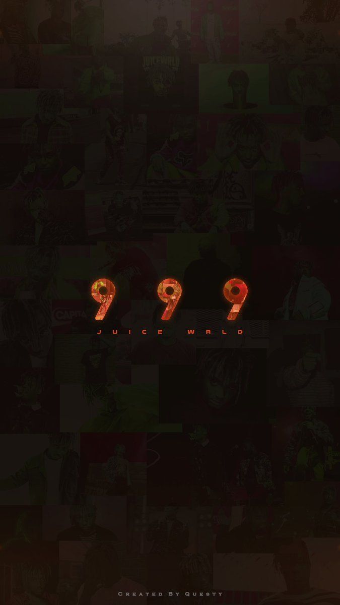 Juice Wrld 999 logo scuro, 675x1200 Verticale, OnePlus