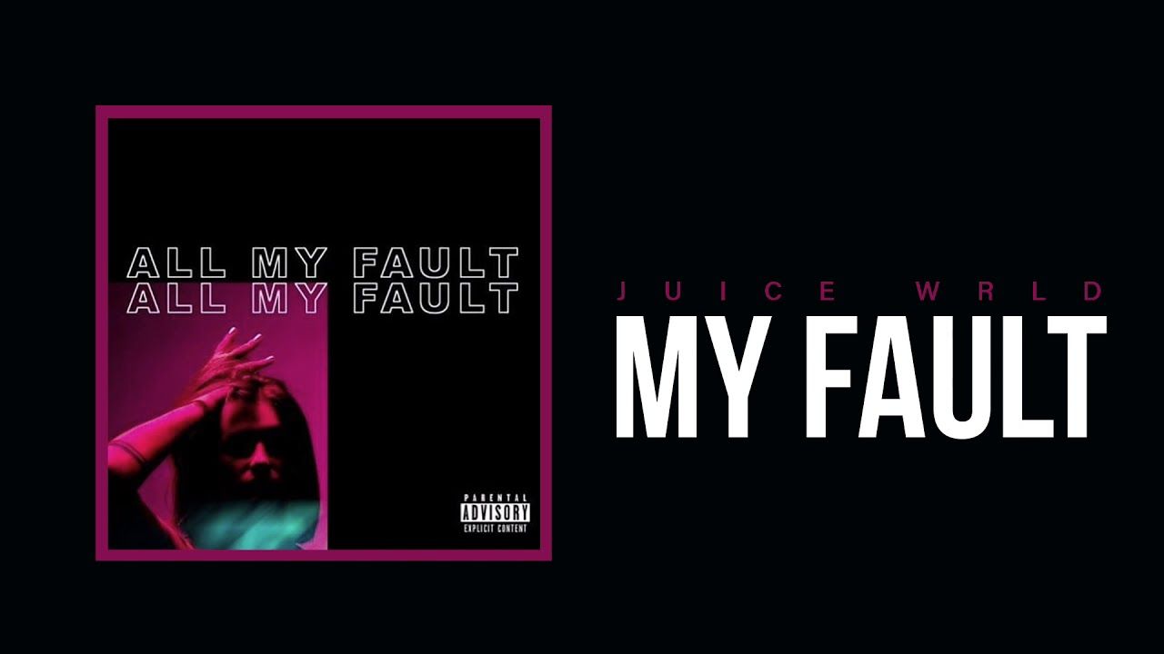 Copertina album Juice WRLD My Fault, 1280x720 HD, PC Desktop