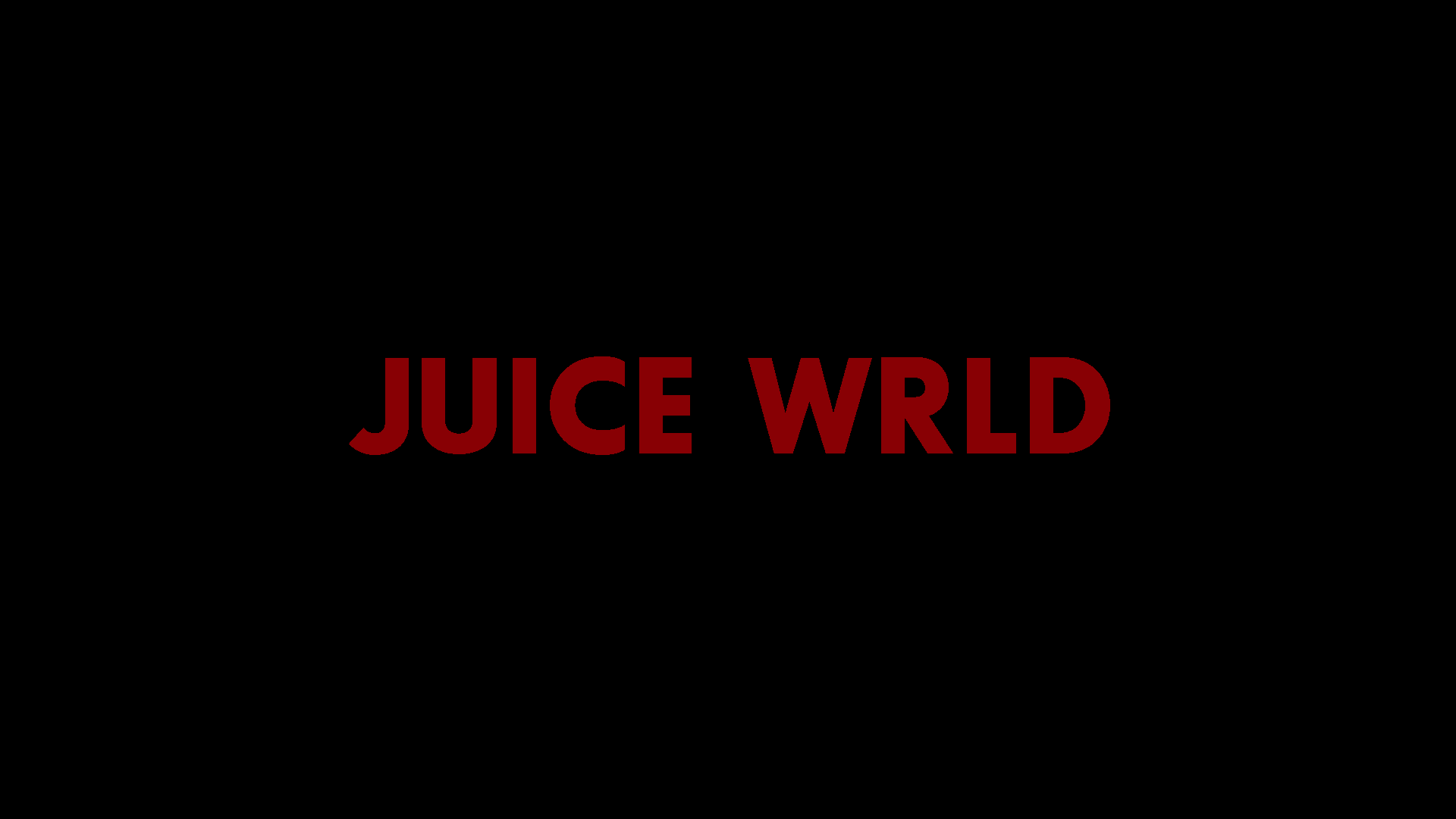 Logo Juice Wrld testo rosso, 1920x1080 Full HD, Laptop