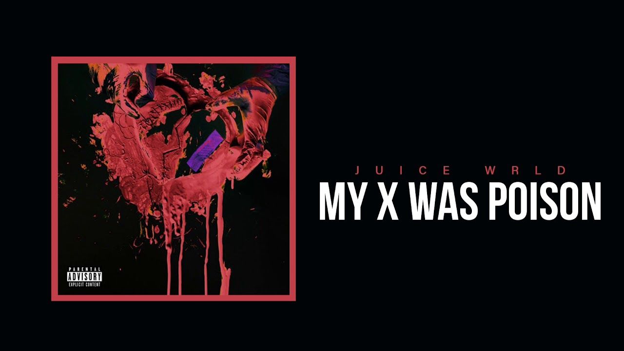 Copertina Juice WRLD sangue rosso, rapper, 1280x720 HD, Desktop