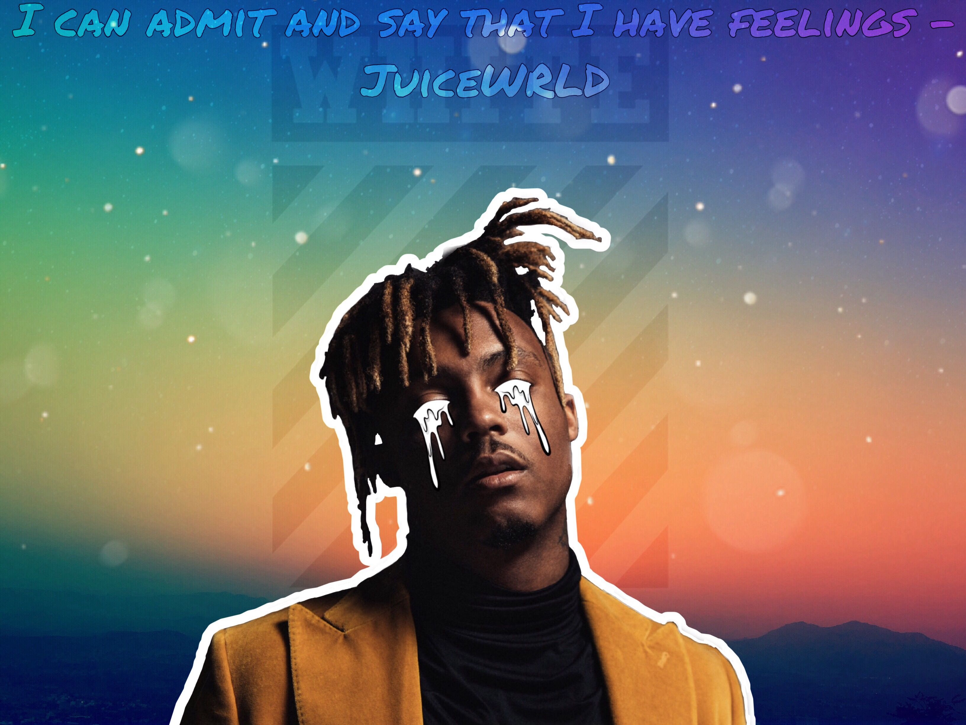 Juice Wrld ritratto colorato, 3265x2449 2K, Laptop