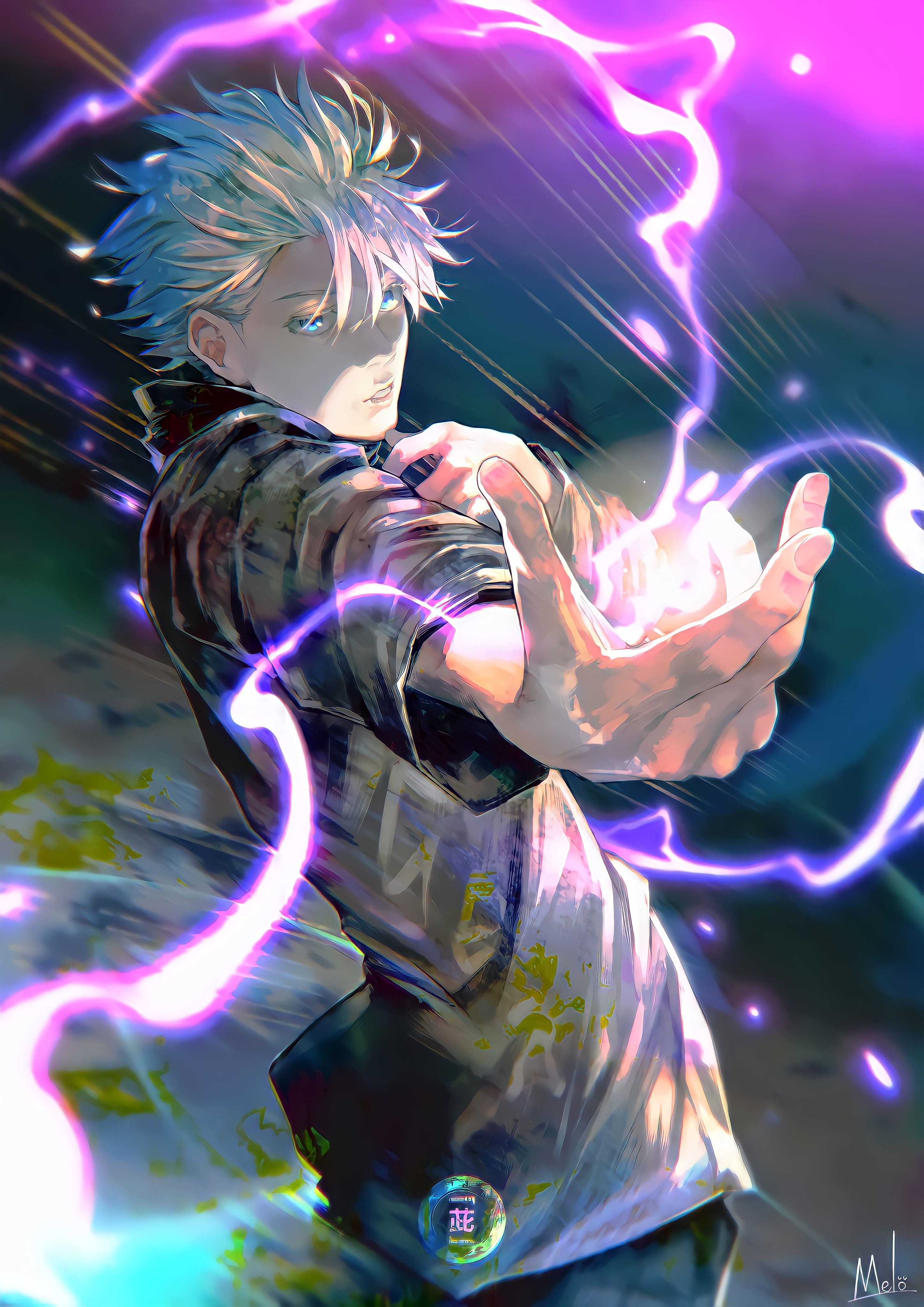 Gojo Satoru Jujutsu Kaisen, 2896x4096 Verticale, Mobile