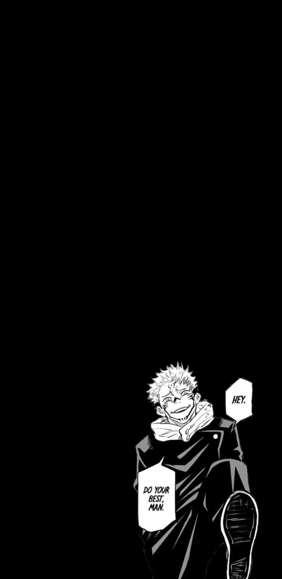 Yuji Itadori Jujutsu Kaisen manga, 1080x2220 Verticale, Telefono