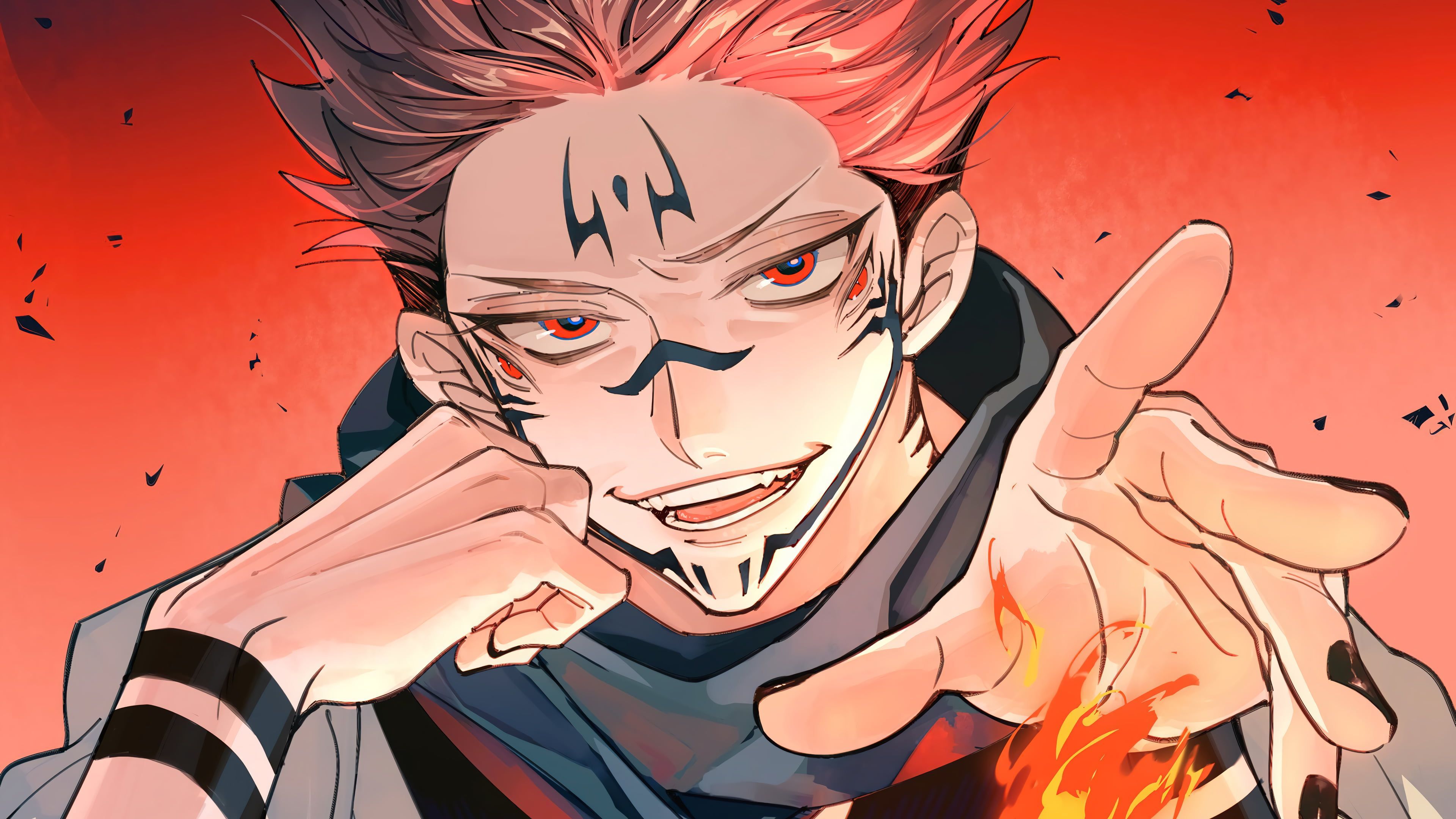 Sukuna Jujutsu Kaisen, 3840x2160 4K, Desktop 4K