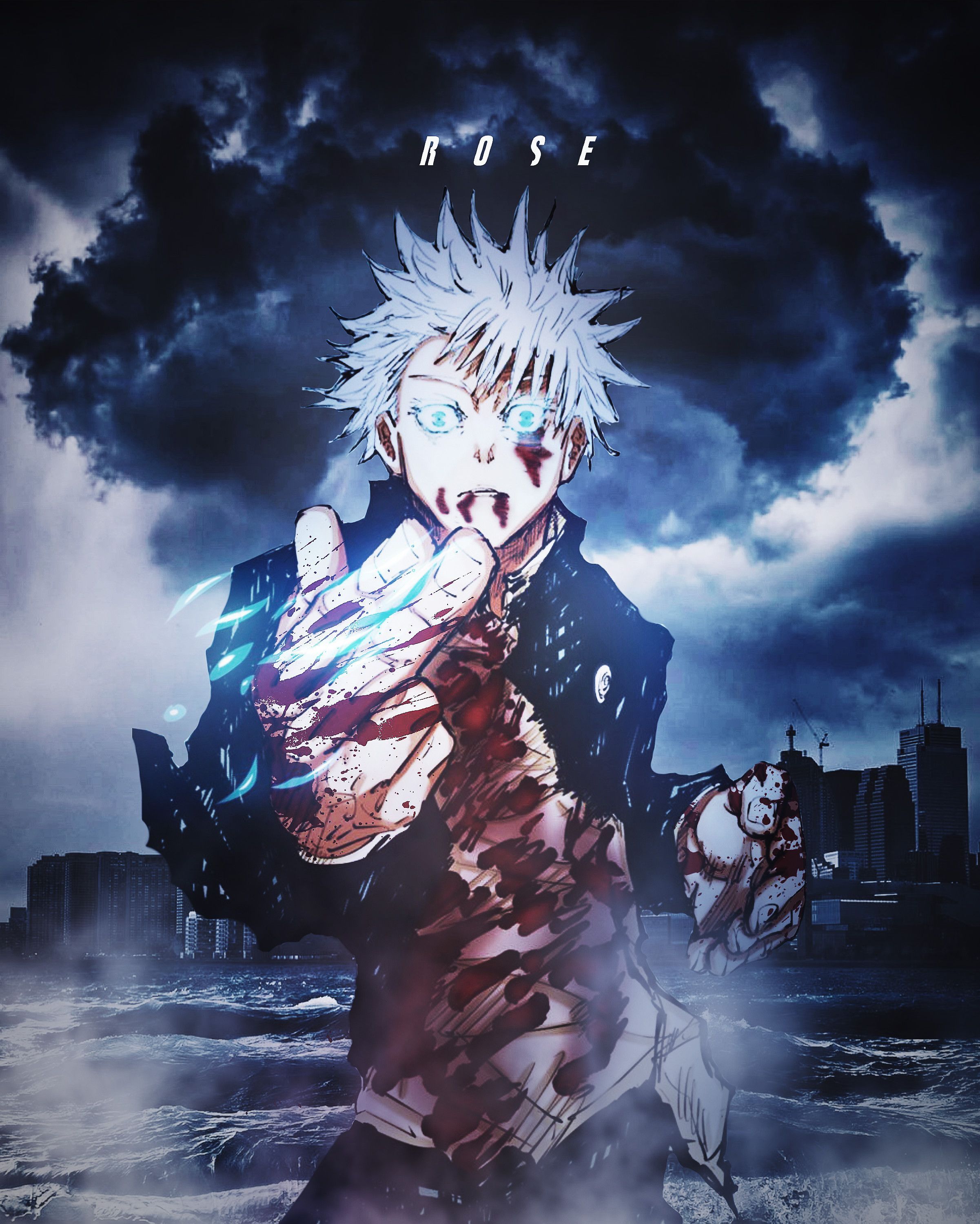 Gojo Satoru, Jujutsu Kaisen, 2402x3000 Verticale, Xiaomi