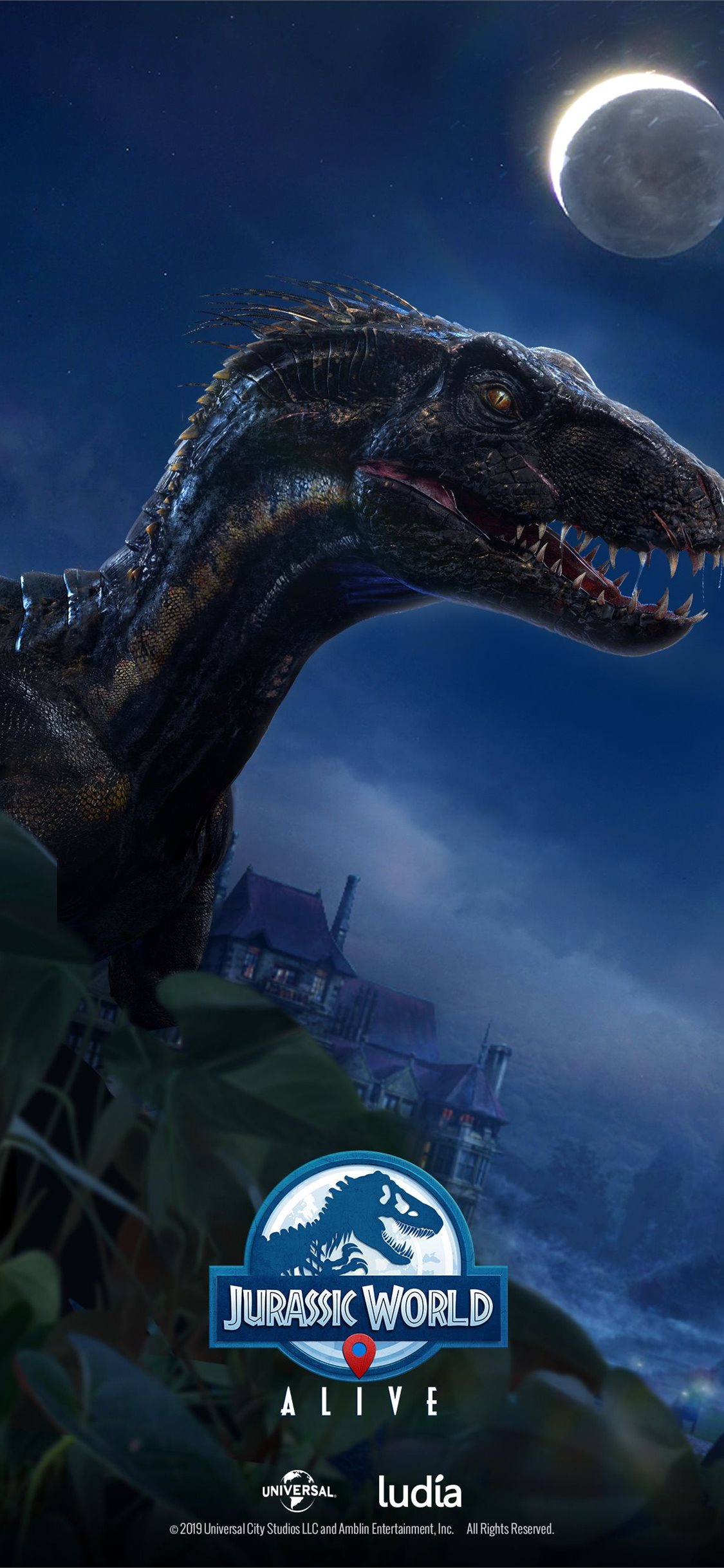 Velociraptor Jurassic World Alive, 1125x2436 Verticale, Mobile