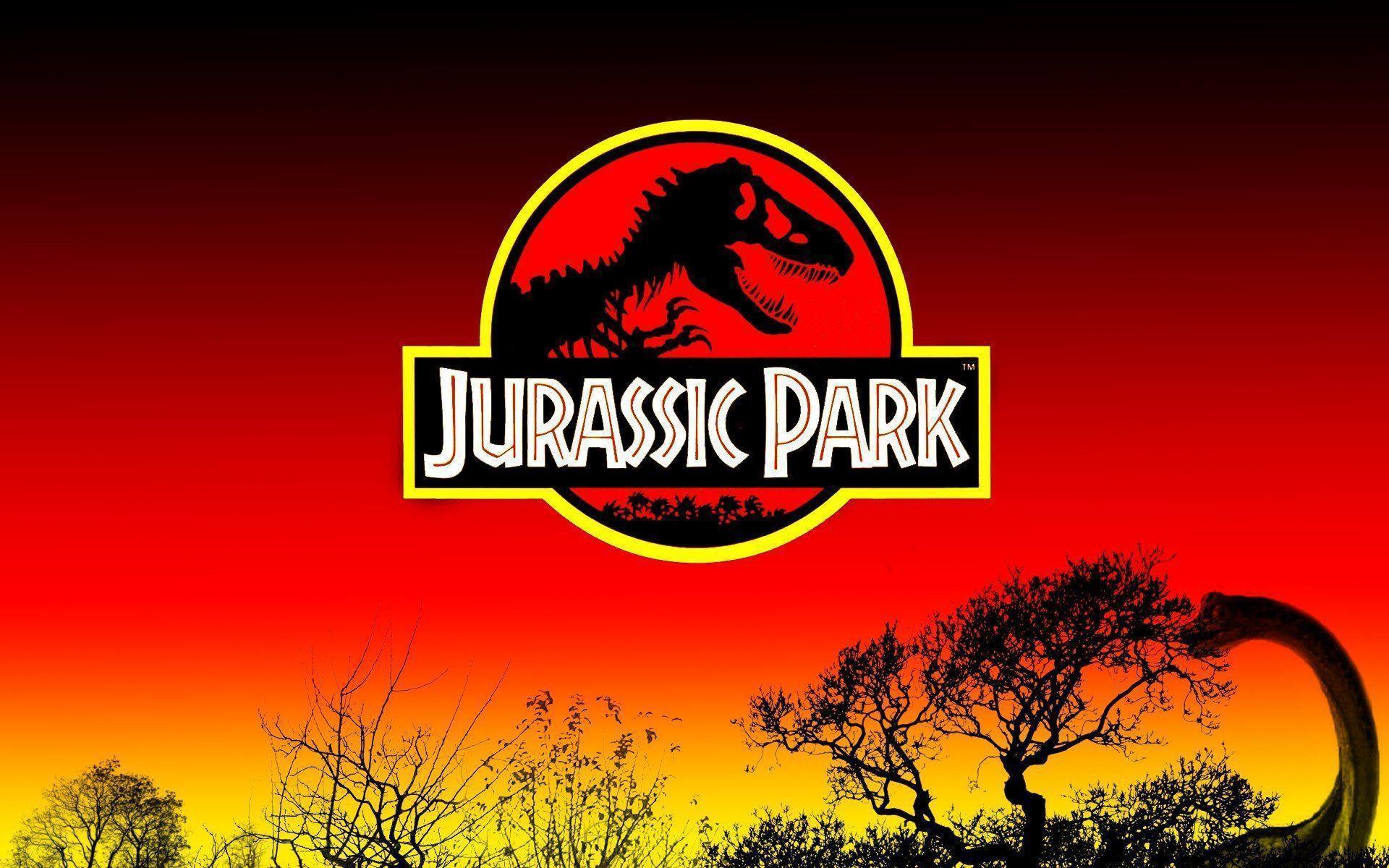 Logo Jurassic Park con dinosauri, 1920x1200 Full HD+ WUXGA, PC