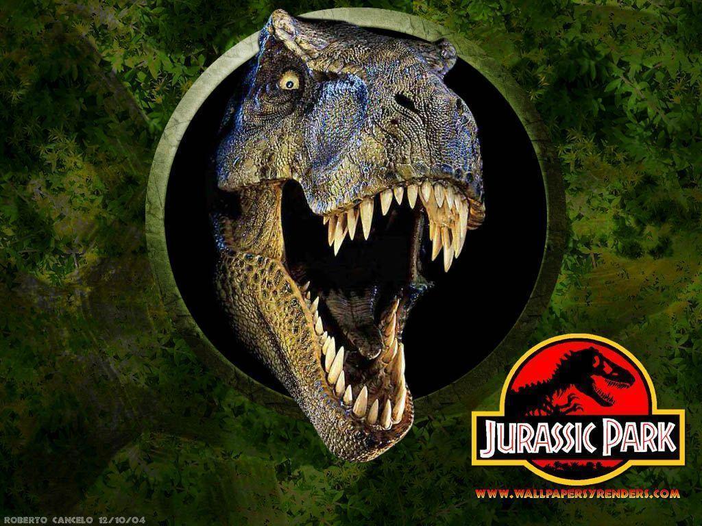 T-Rex Jurassic Park logo, 1024x768 HD, PC