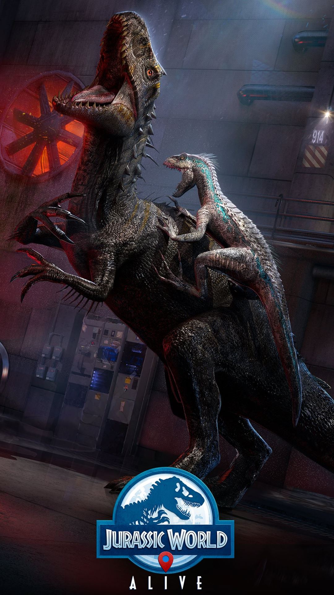 Jurassic World Alive dinosauri, 1080x1920 Full HD Verticale, Smartphone
