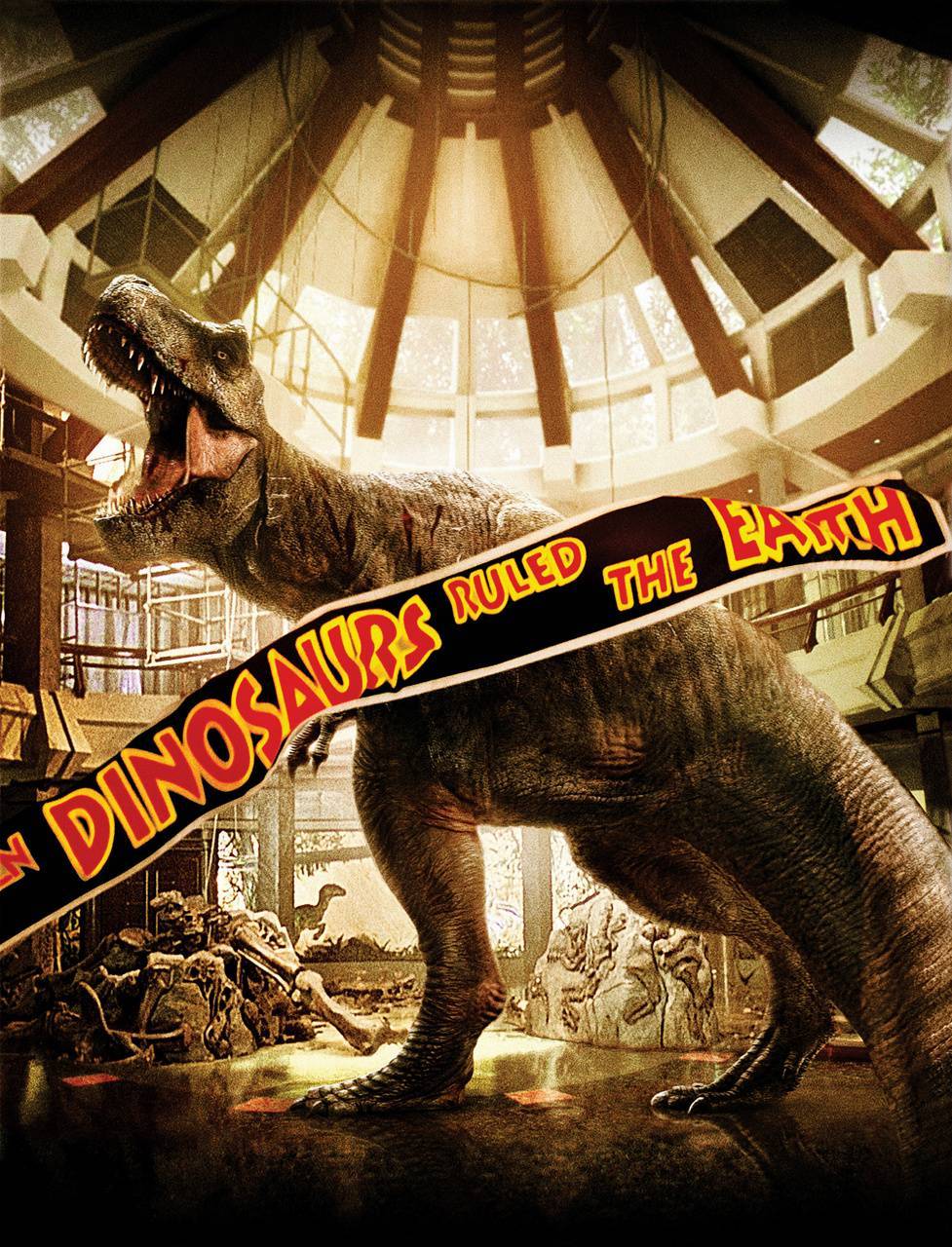 T-Rex Jurassic Park visitor center, 977x1280 Full HD Verticale, Smartphone