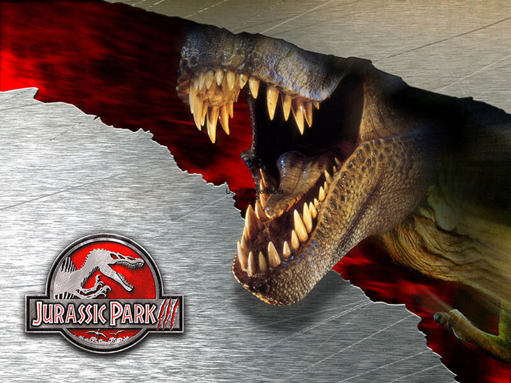 T-Rex Jurassic Park III logo, 1024x768 HD, Desktop