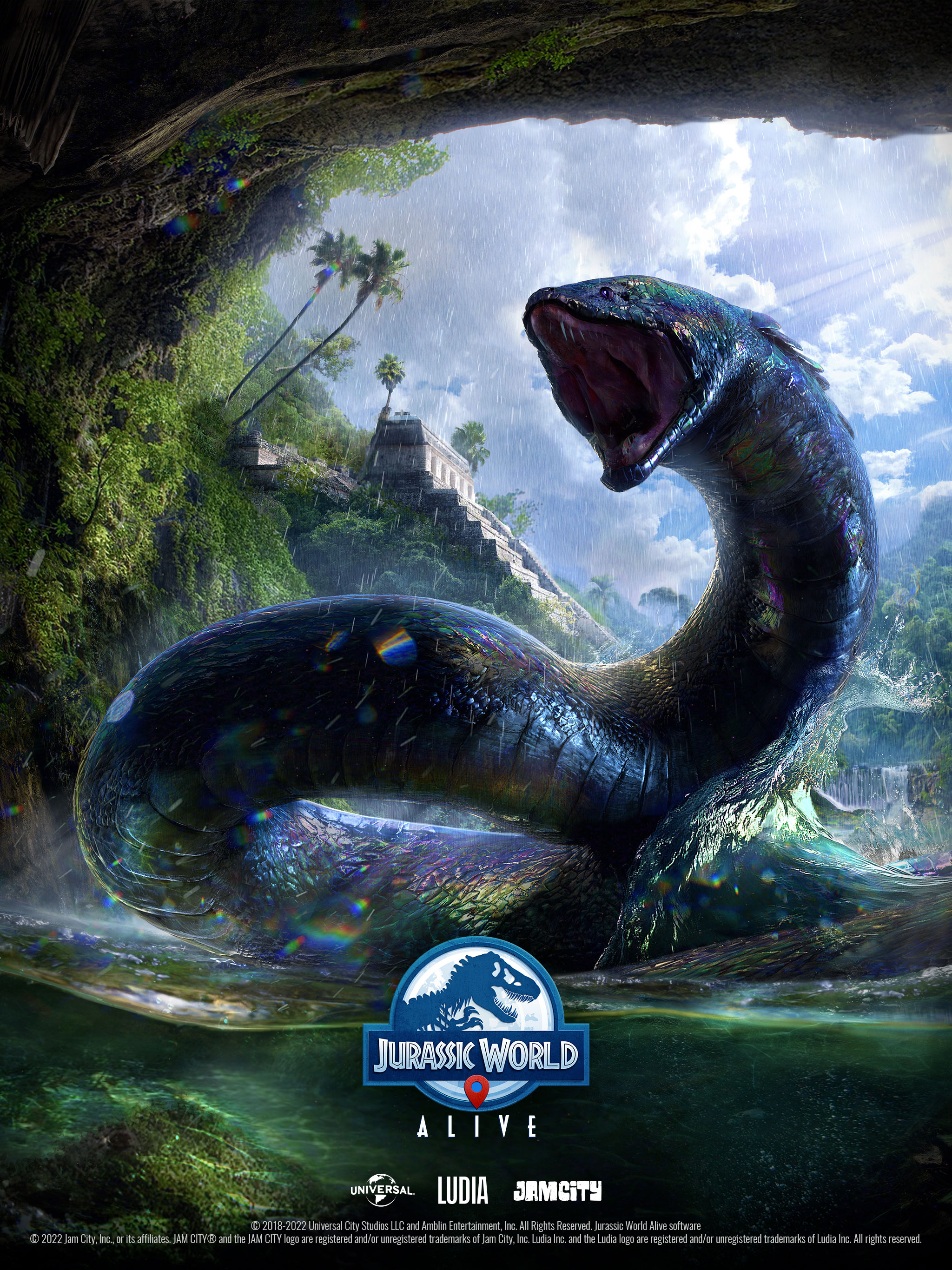 Elasmosaurus Jurassic World Alive, 2048x2732 Full HD Verticale, iPhone