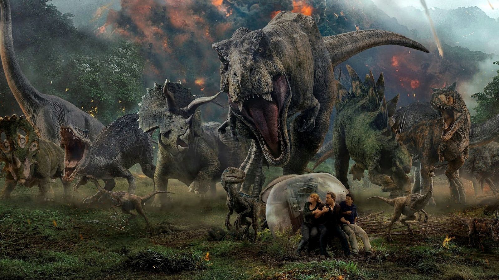 Dinosauri Jurassic World Fallen Kingdom, 1600x900 HD Ready, iMac