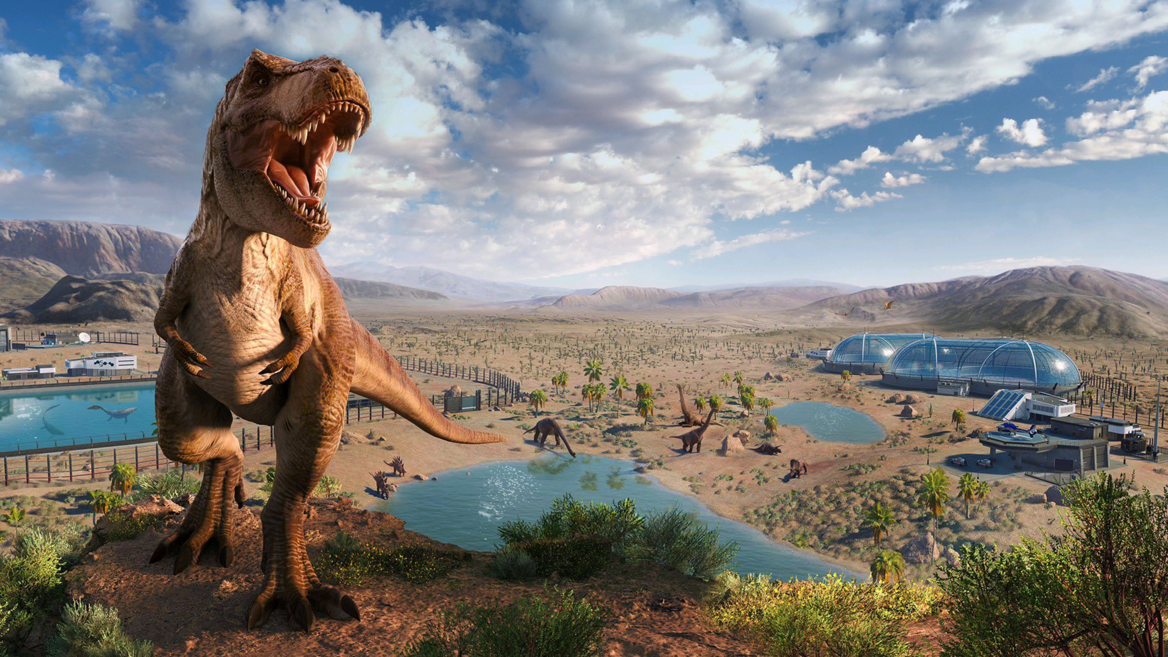 T-Rex Jurassic World Evolution, 3840x2160 Ultra HD, 4K TV