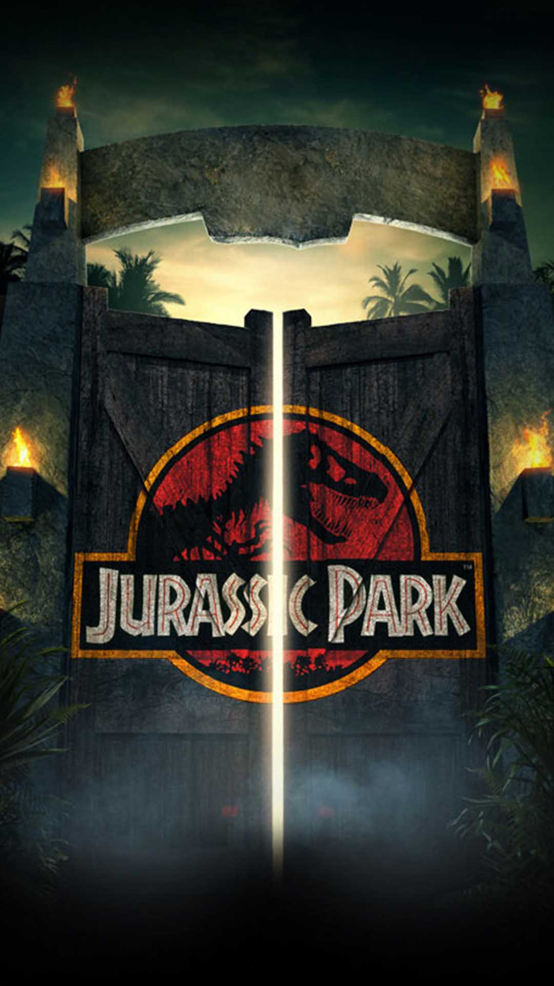 Jurassic Park cancello logo, 1080x1920 Verticale, Mobile