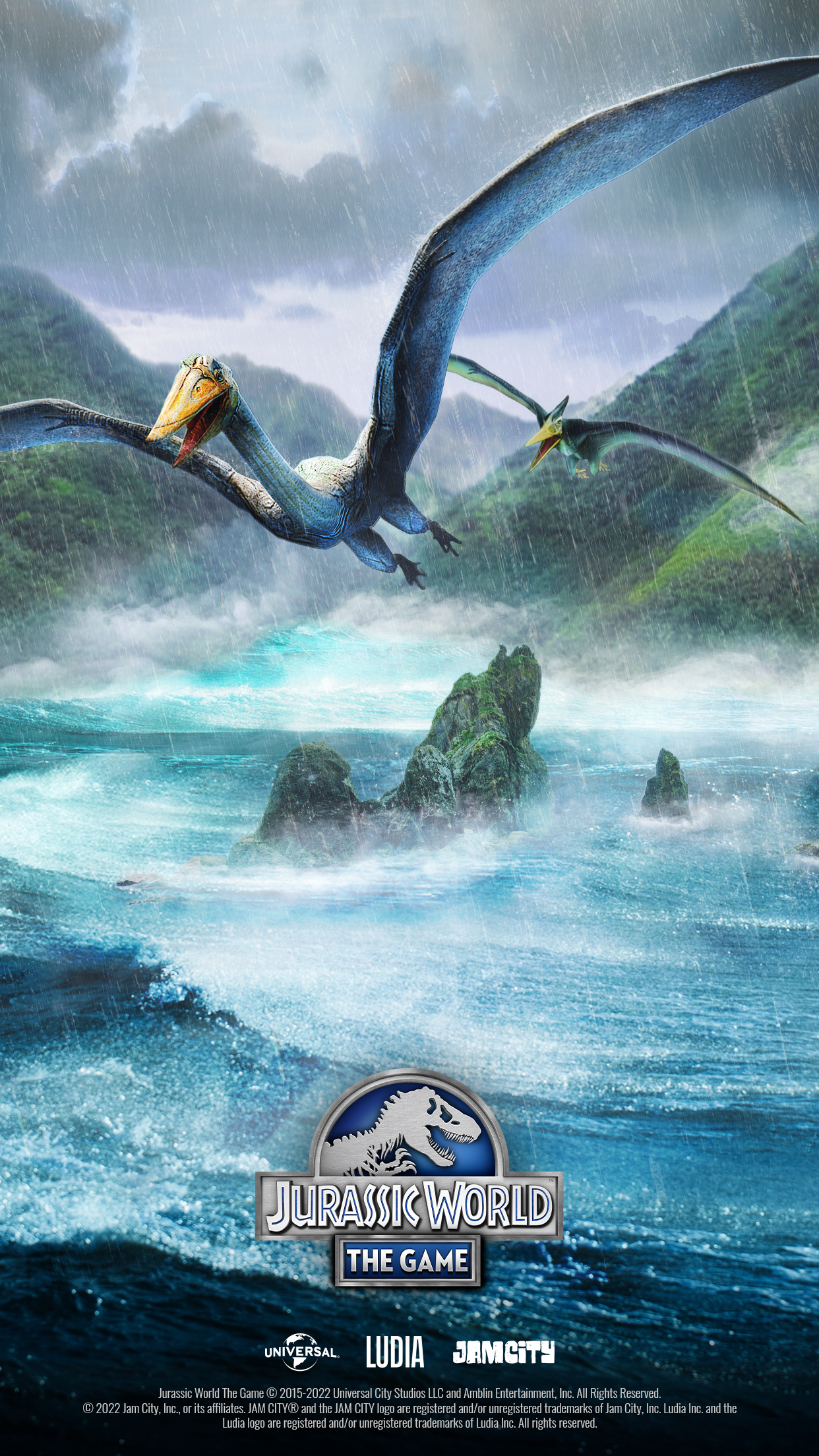 Pteranodon Jurassic World The Game, 1242x2208 Full HD Verticale, Smartphone
