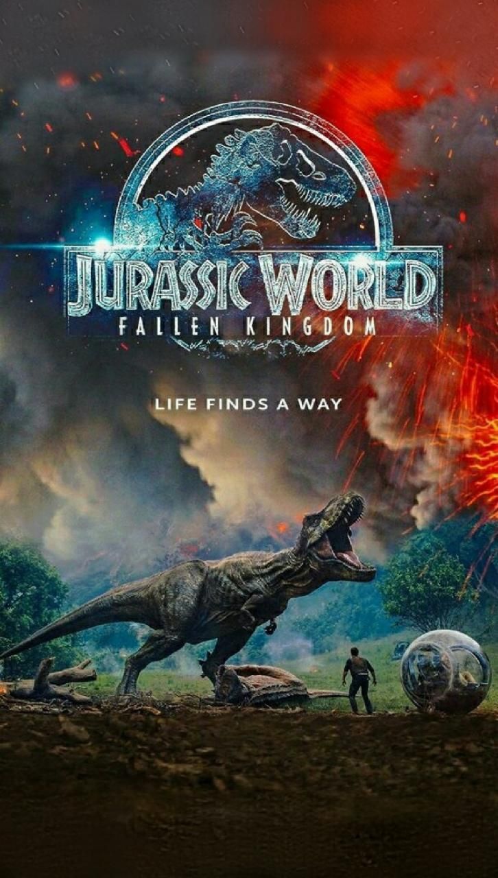 Jurassic World Fallen Kingdom poster, 726x1280 Verticale, OnePlus