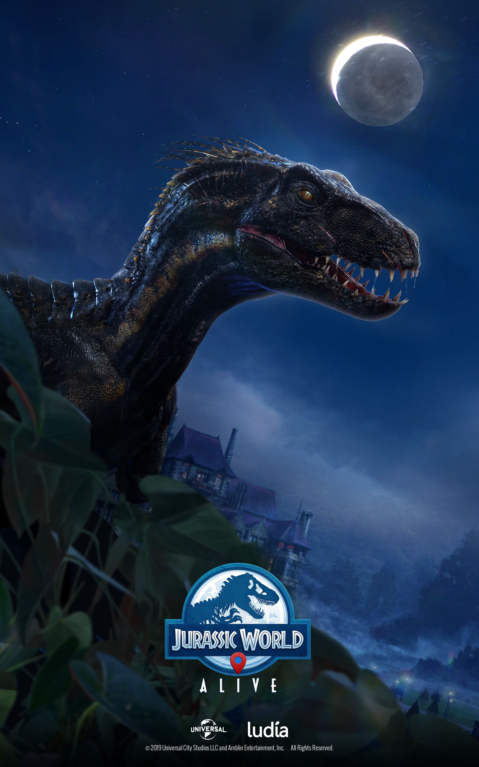 Velociraptor Jurassic World Alive, 1600x2560 Verticale, Mobile