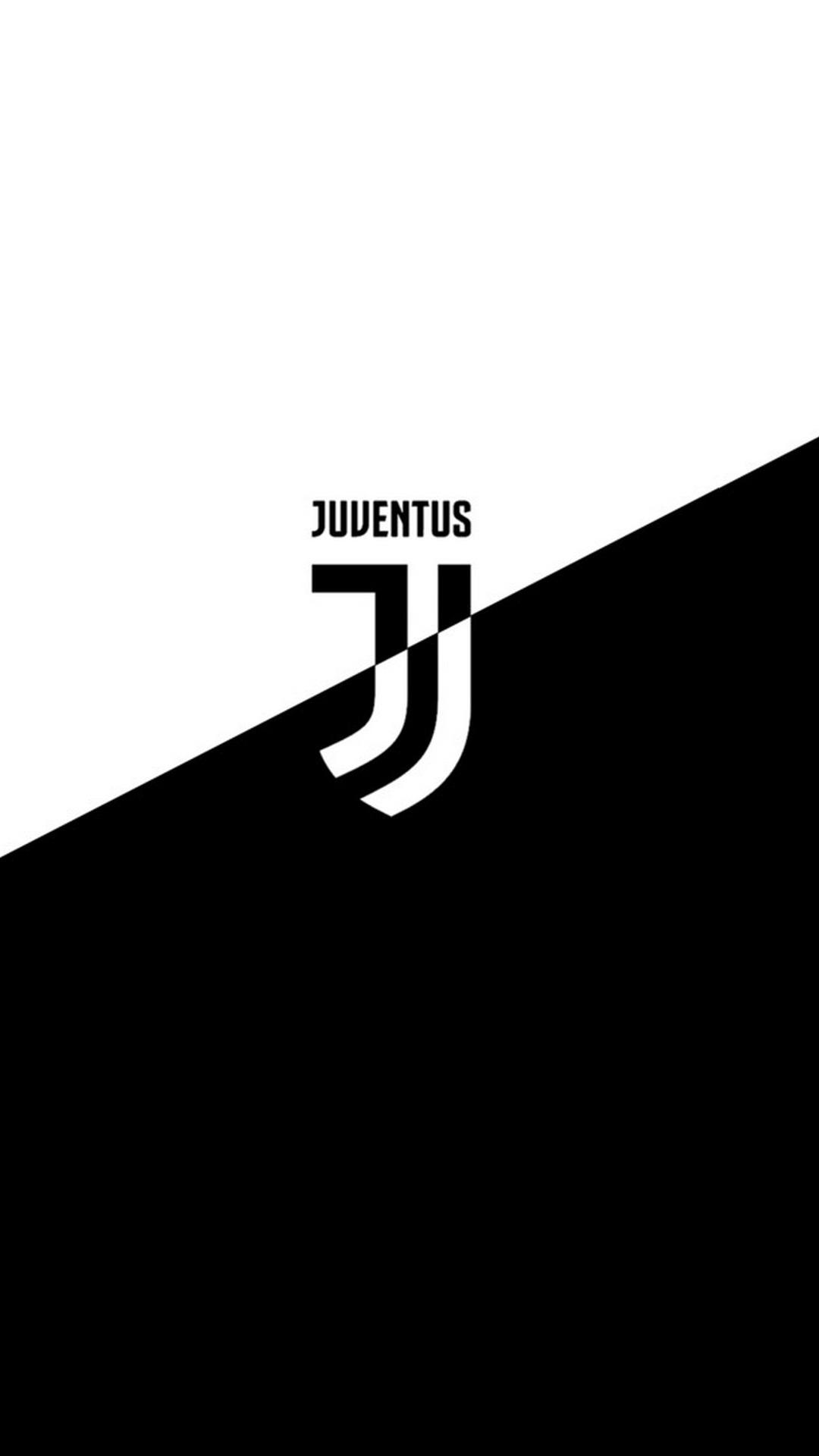 Logo Juventus bianco nero, Serie A, 1080x1920 Verticale, iPhone Plus