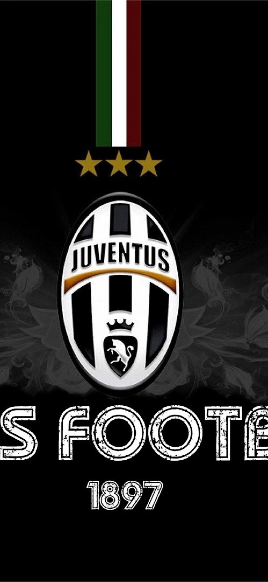 Logo Juventus stemma nero, 1125x2436 Verticale, iPhone Pro Max