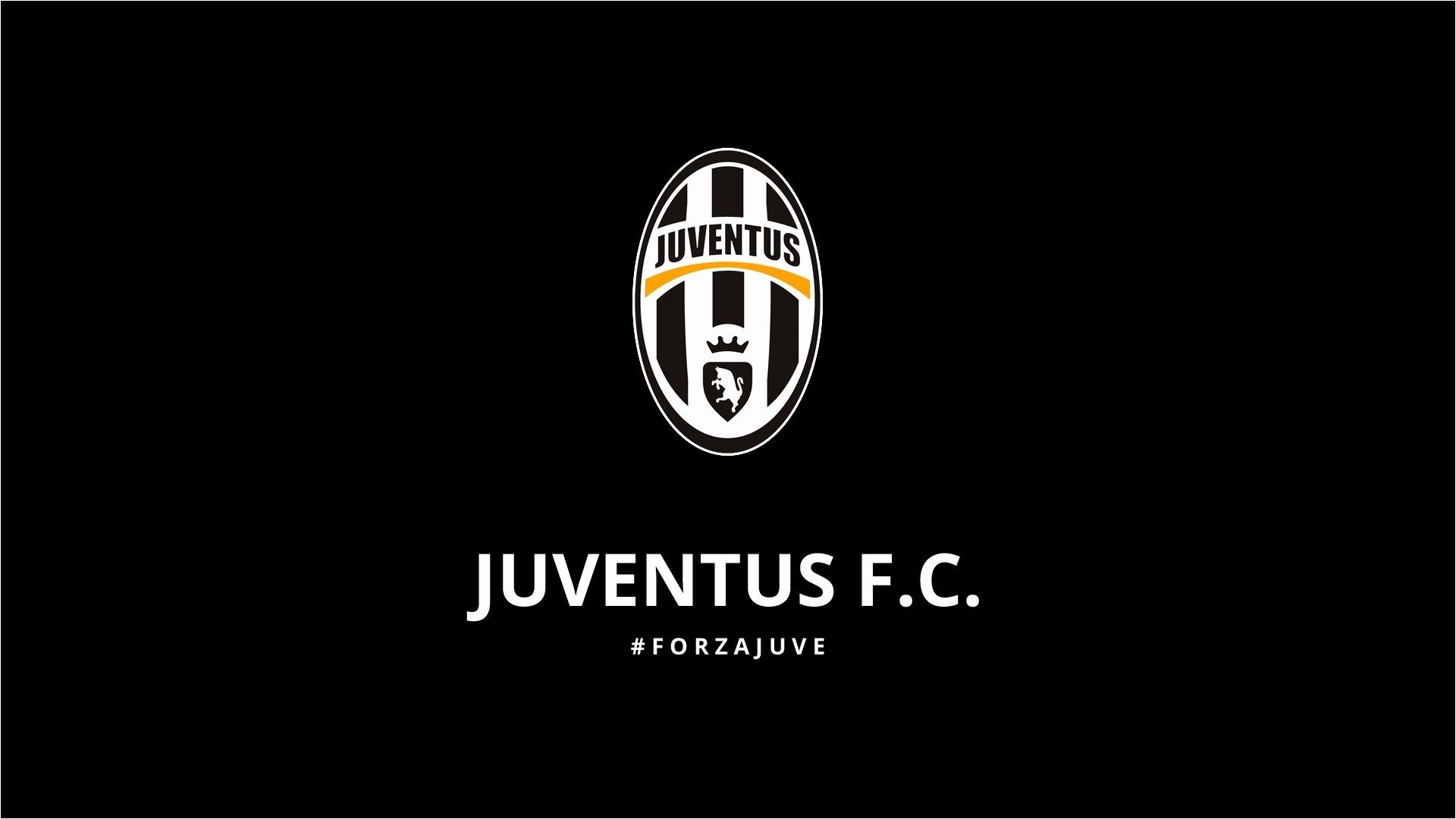 Logo Juventus F.C. sfondo nero, 1920x1080 Full HD, PC