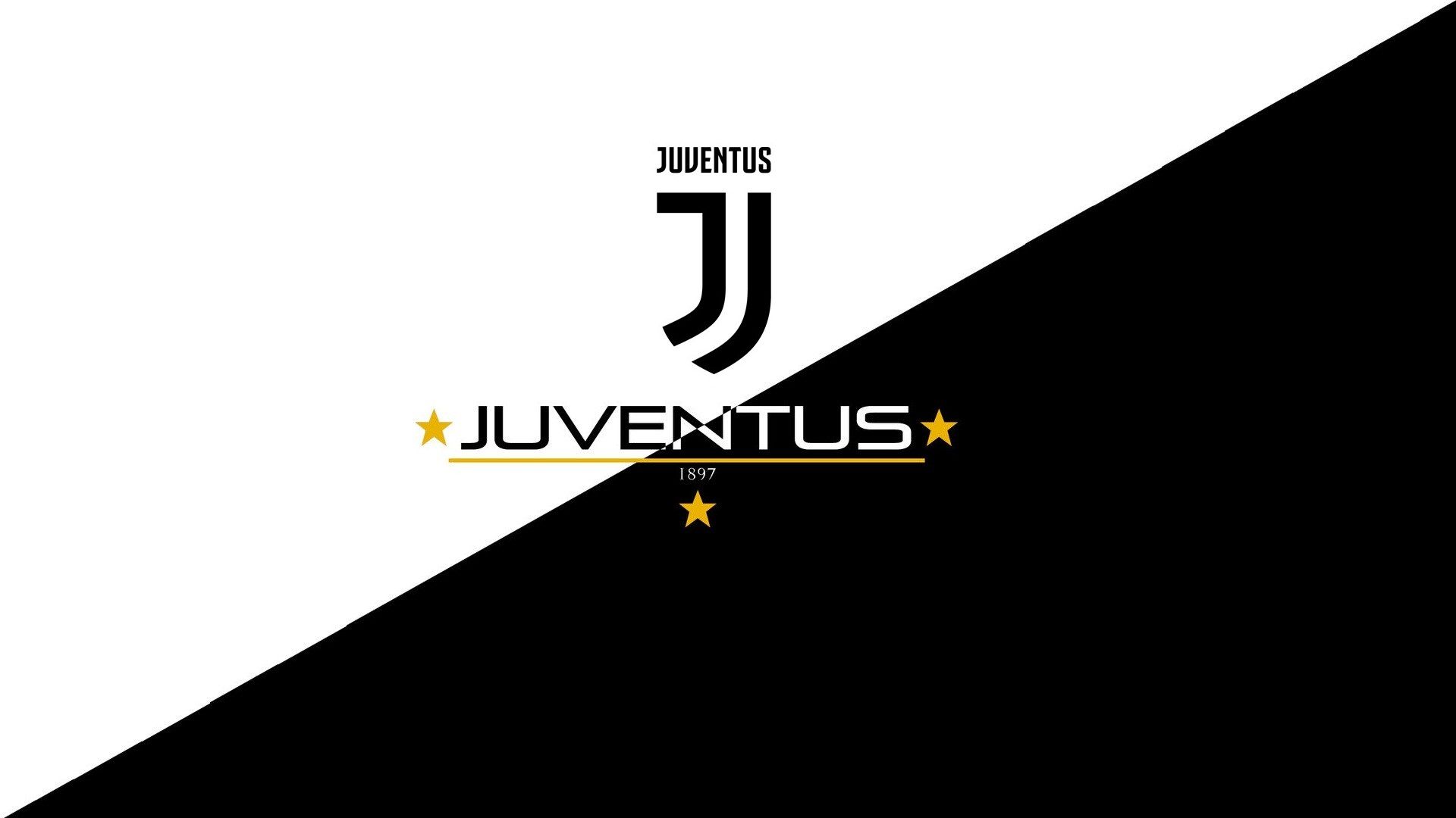 Logo Juventus bianco e nero, 1920x1080 Full HD, Desktop