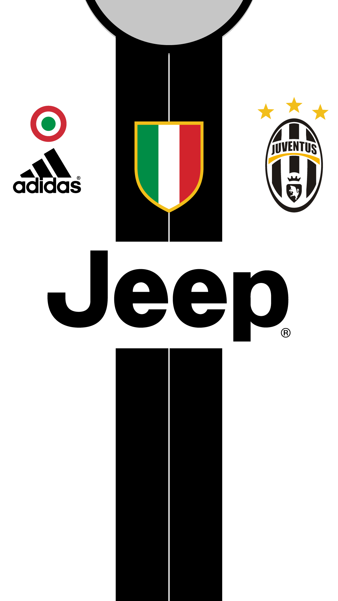 Maglia Juventus logo Jeep, 1080x1920 Full HD Verticale, iPhone Air