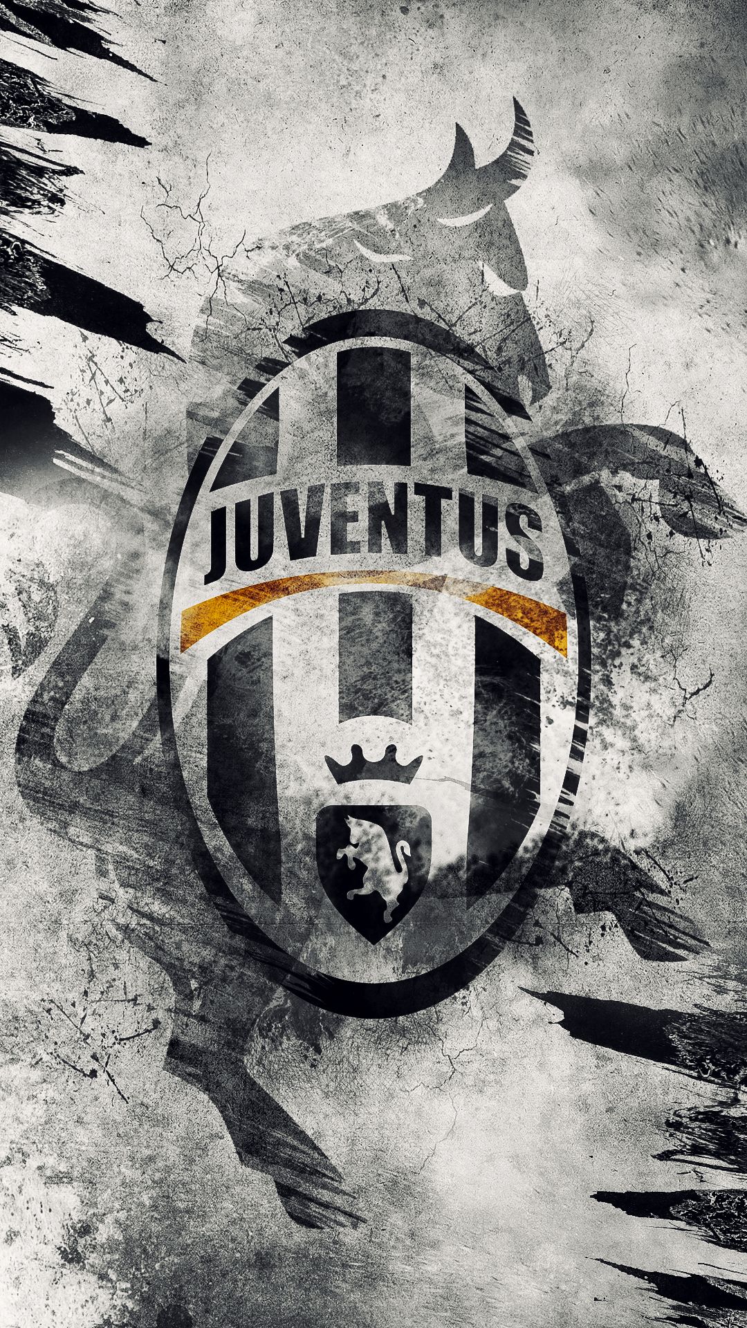 Logo Juventus stemma grunge, 1080x1920 Verticale, iPhone Pro Max