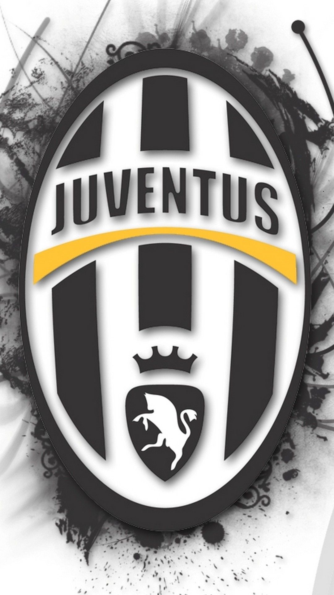 Logo Juventus stemma bianco nero, 1080x1920 Full HD Verticale, iPhone