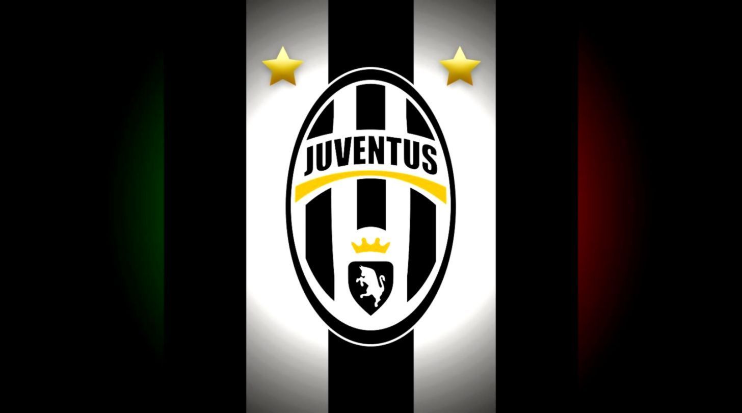 Logo Juventus stemma nero, 1456x810 HD, Desktop