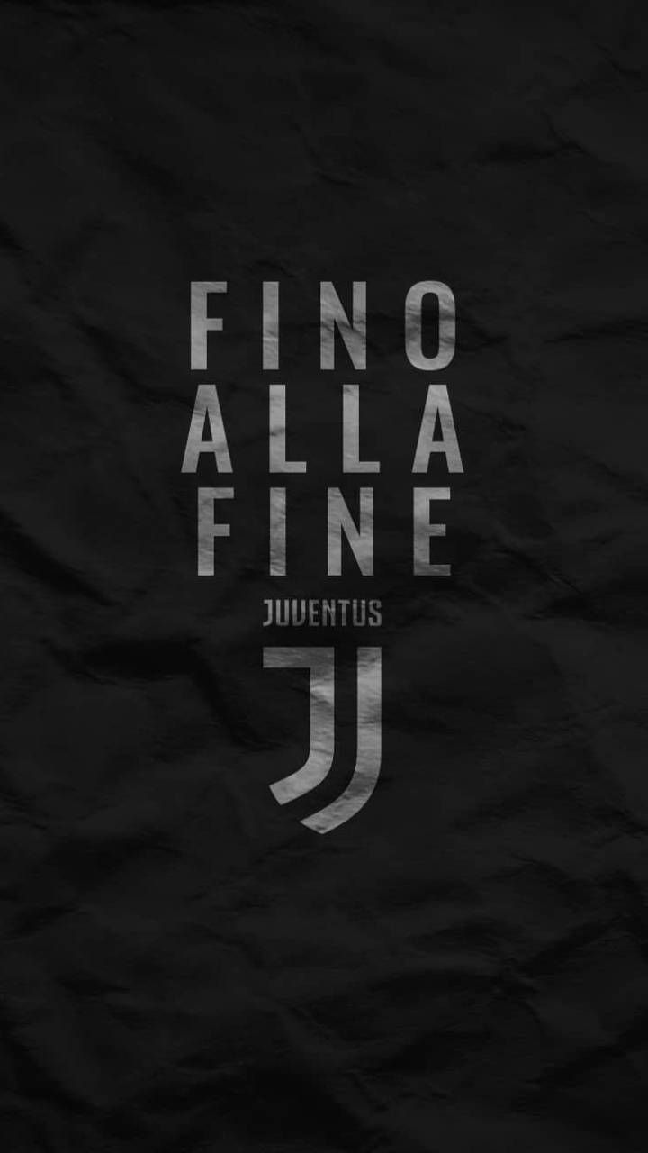 Logo Juventus scritta nera, 720x1280 Verticale, iPhone Air