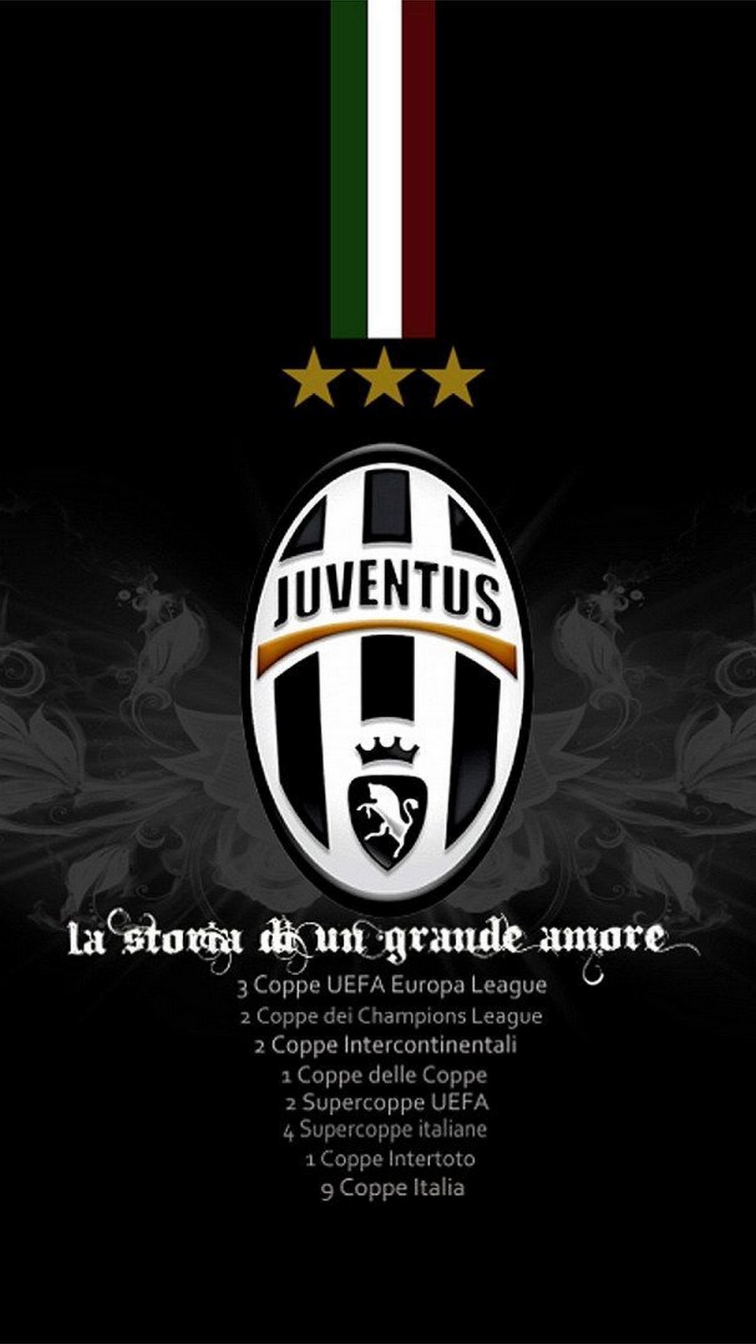 Logo Juventus stemma nero, 1080x1920 Full HD Verticale, Smartphone
