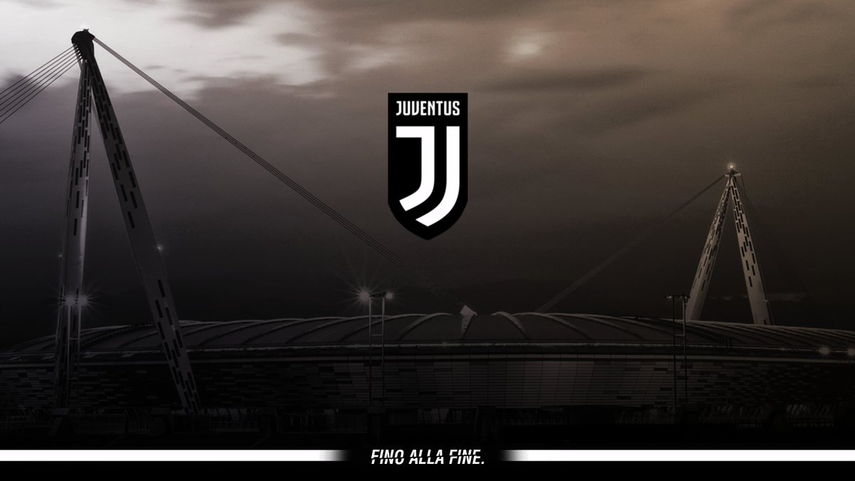 Logo Juventus stadio notturno, 1200x675 HD, Desktop