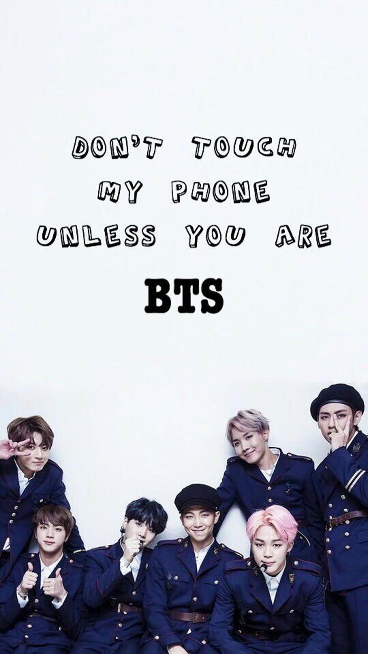 BTS gruppo selfie Bangtan Forever, 768x1024 Full HD Verticale, iPhone