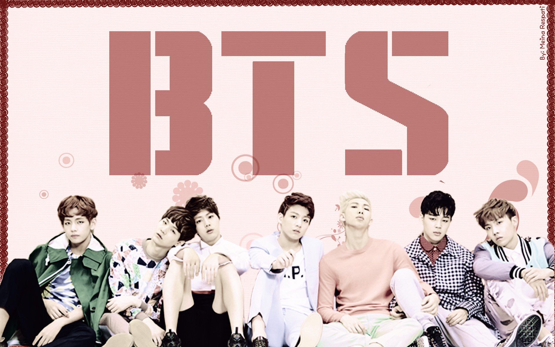 BTS gruppo bianco e nero, 736x1307 Verticale, Mobile