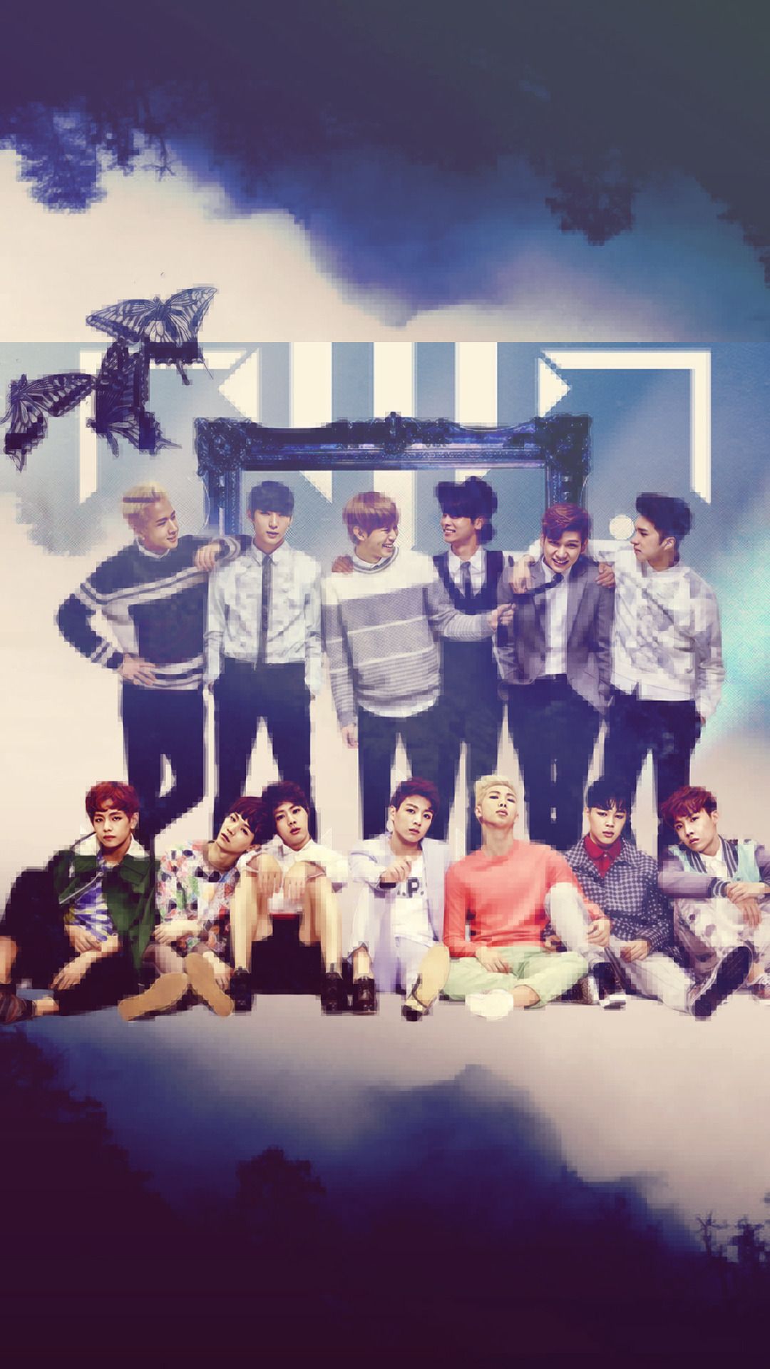 BTS logo gruppo K-pop, 1920x1200 WUXGA, Laptop