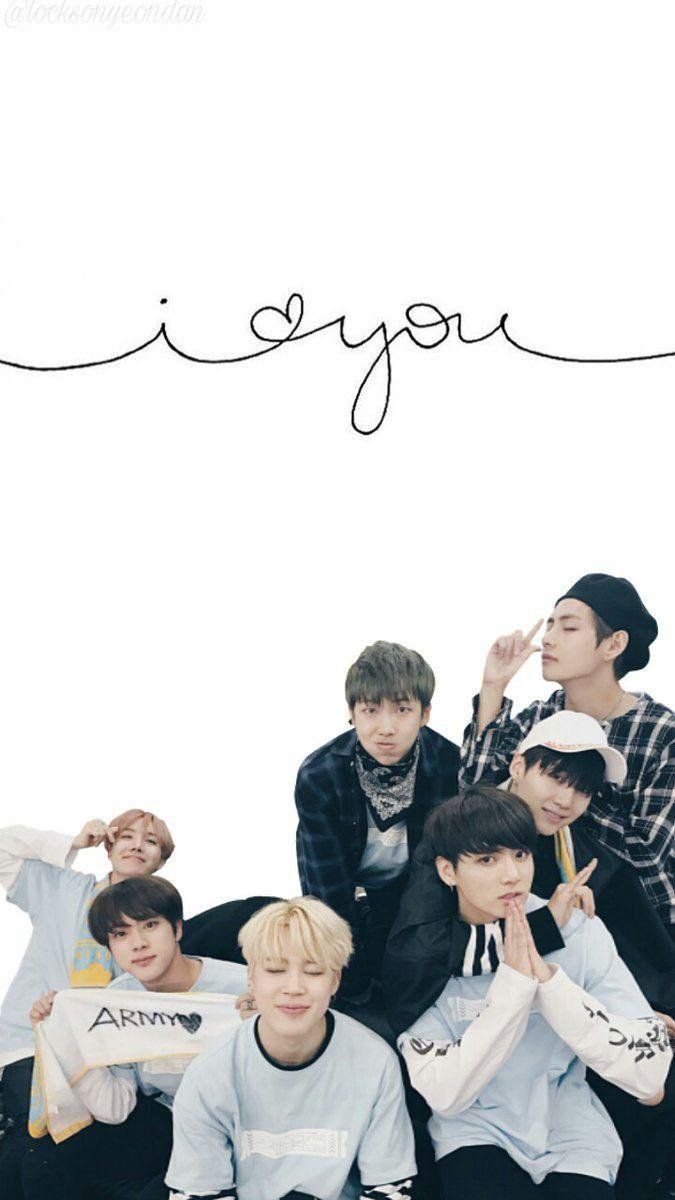 BTS gruppo foto bianco, Bangtan Sonyeondan, 675x1200 Full HD Verticale, iPhone