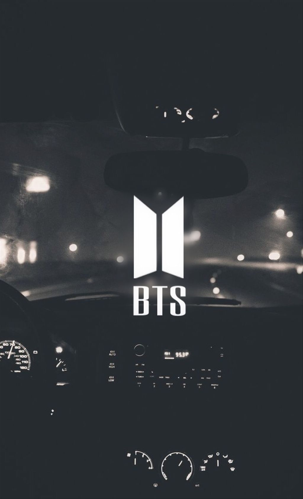 Logo BTS bianco nero, 1244x700 HD, Laptop