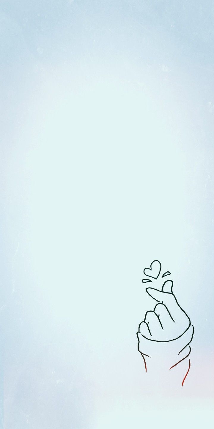 Cuore coreano con dita, 720x1440 Verticale, Mobile
