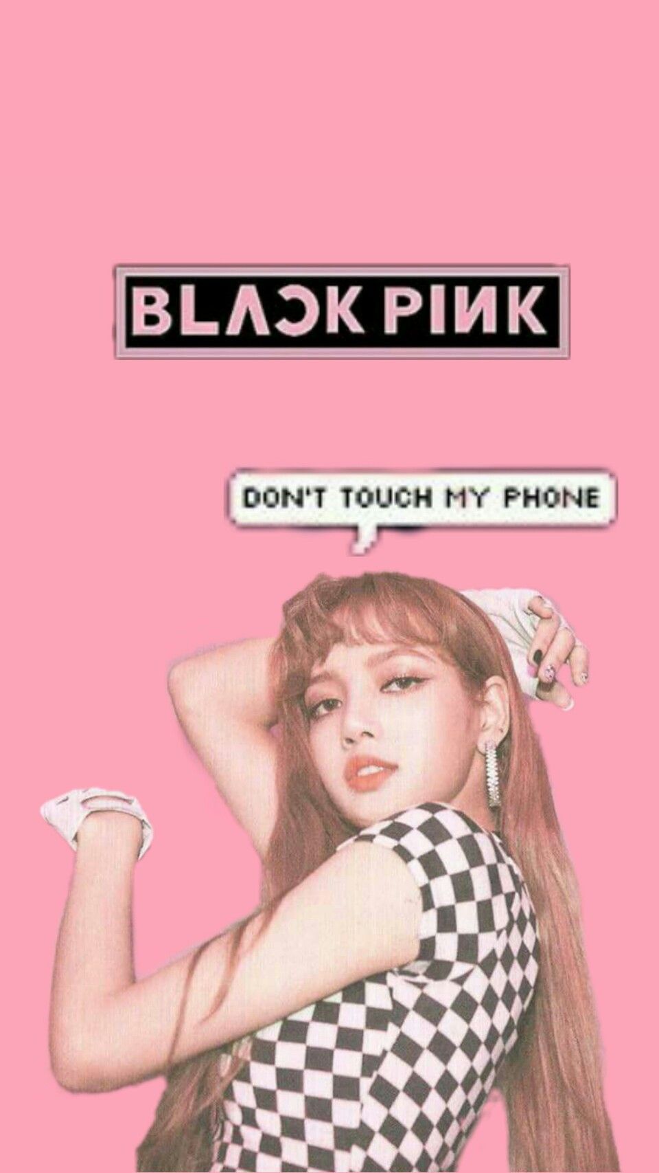 Blackpink Lisa sfondo rosa, 960x1707 Full HD Verticale, iPhone