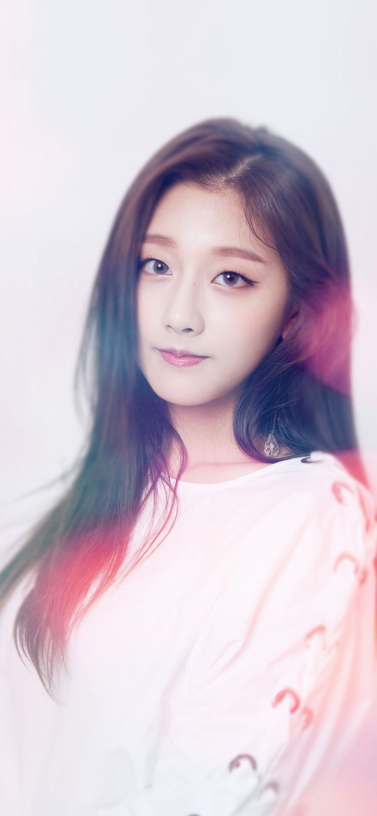 Ragazza k-pop capelli lunghi, 736x1593 Full HD Verticale, iPhone