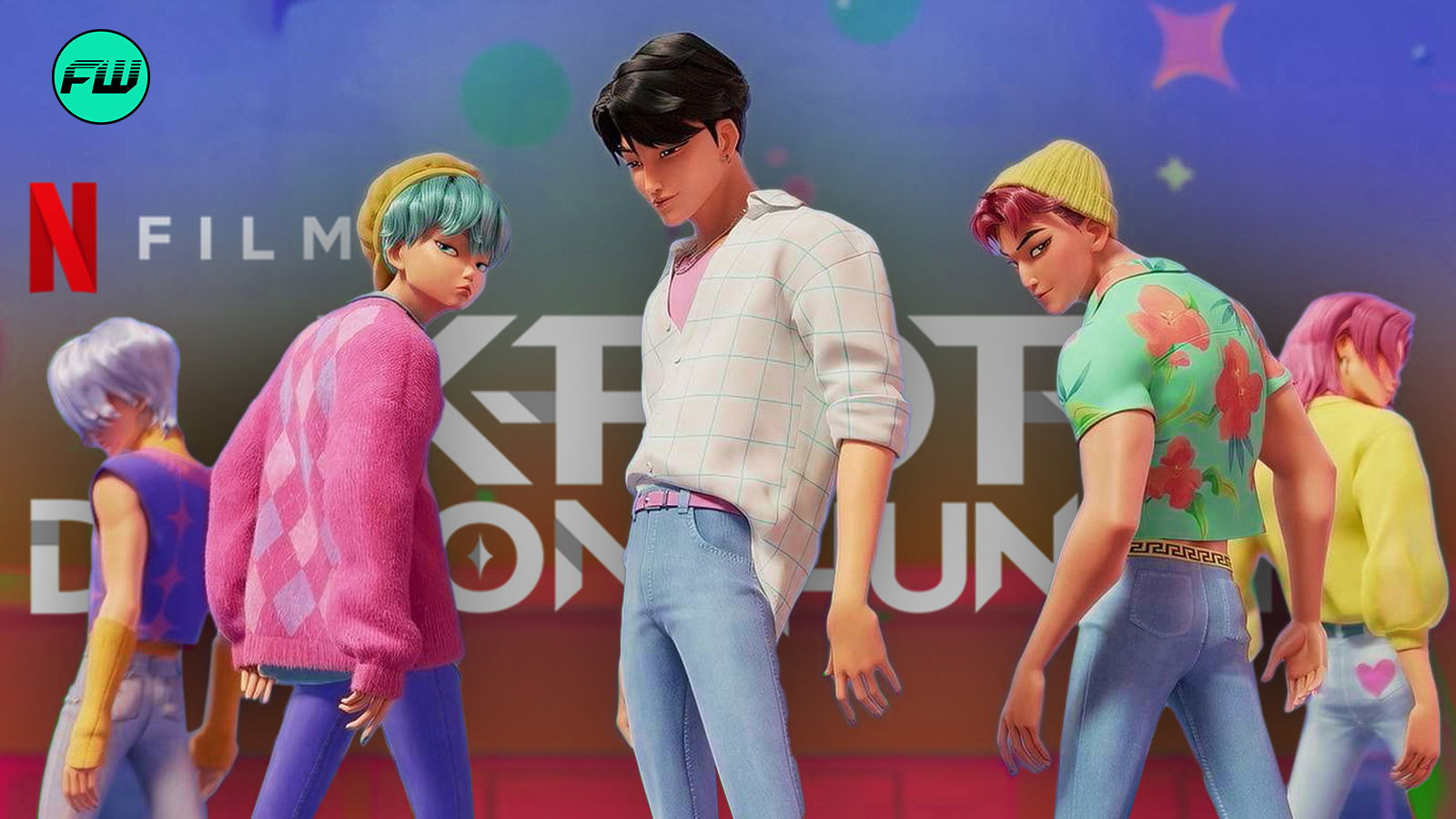 K-pop Demon Hunters personaggi animati, 1600x900 900p, Laptop